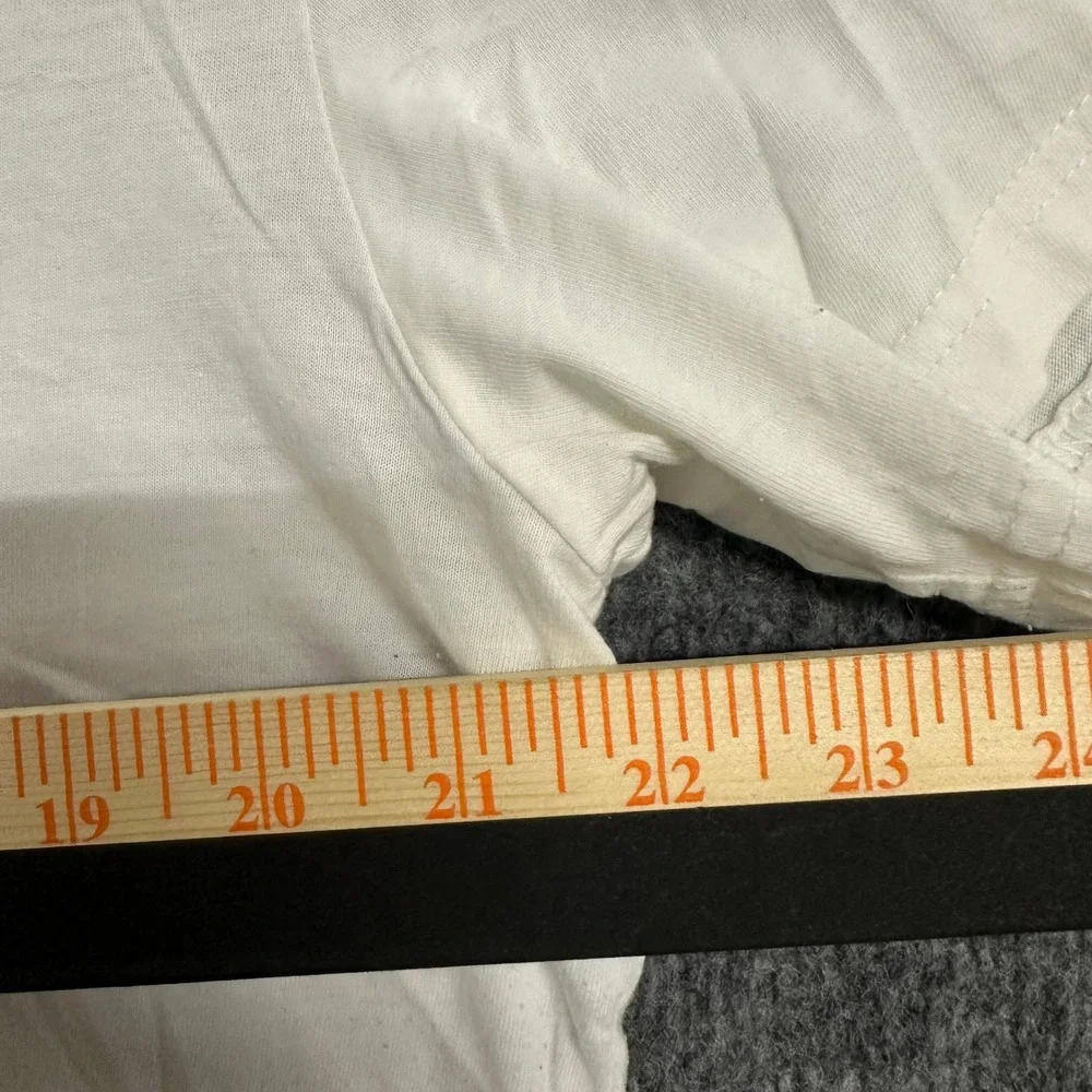 Polo Ralph Lauren T-Shirt Mens XL White Slim Fit Cotton Short Sleeve Pony Logo
